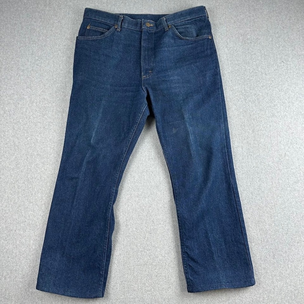 Vintage Lee Mens Jeans Size 38 x 30 Blue Cowboy‎ Western 80s